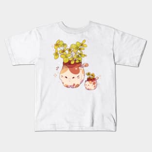 Kitty Plant Kids T-Shirt